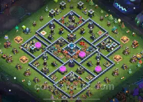 TH13 Farming Base Layout - Anti 3 Stars - Clash of Clans 2024 #20974