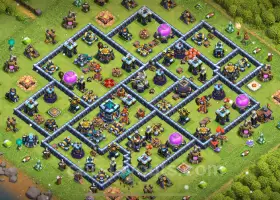 TH13 Farming Base Link: Anti-Everything Hybrid Layout #20977