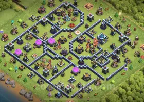 Farming Base TH13: Anti 3 Stars & Resource Defense #20987