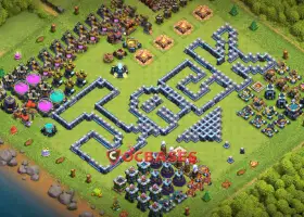 Town Hall 13 Progress Base: Fun Clash of Clans Copy Link #20996