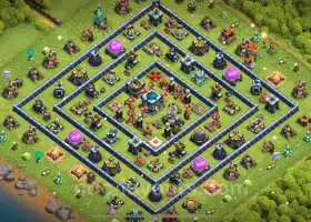 TH13 Farming Base Copy - Anti 2 Stars | Clash of Clans #20997