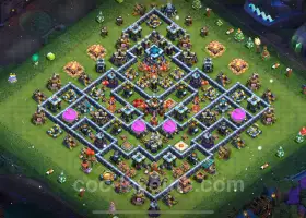 Best Anti 3 Stars TH13 Base 2024 - Clash of Clans #21000