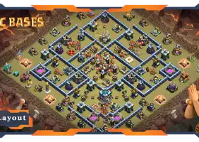 Best TH13 Base: Anti 3 Star Layouts for War & CWL #21001