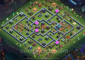 Best TH13 Base 2024: Top Anti-Everything with Link #21004