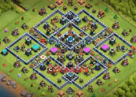 Top Town Hall 13 Farming Base - Anti 2 Star & Air Defense #21006