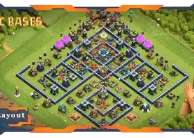 Top TH13 Defence Base - Anti 2 & 3 Stars Layouts | COC #21005