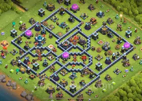 Top Anti-GoWiWi TH13 Base | Best Town Hall 13 Defense #21007