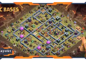 Top TH14 War Base Layouts - Anti 2 Stars & Links | Clash of Clans #21011