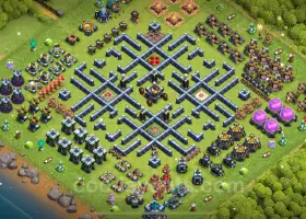 Best Funny Troll Bases for TH13 - Clash of Clans #21022