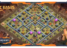 Top TH14 War Base Layouts - Anti 3 Star & CWL Links #21026