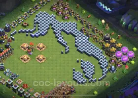 Top Funny Troll Bases TH13 for Clash of Clans - Copy & Link #21037