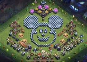 Best Funny TH13 Troll Bases with Links - Clash of Clans #21040