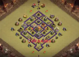 Top Town Hall 7 War Base Designs for Clash of Clans #21044