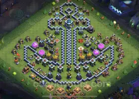 Top Funny Troll Bases TH13 for Clash of Clans - Copy Now! #21046