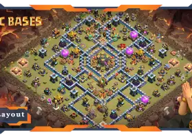 Top TH14 War Base Layouts - Anti 3 Stars & CWL Link #21045