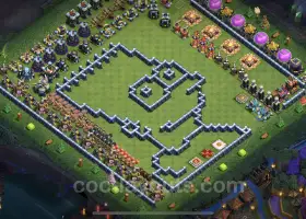 Best Funny Troll TH13 Bases - Clash of Clans Art Copy #21047