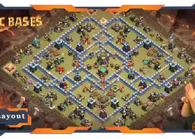 Top TH14 War Base | Anti-2 Stars & Legend League Layout #21061