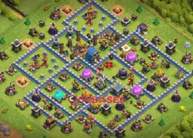 Best Town Hall 12 Farming Base: Anti-3 Star & Electro Dragon #21069