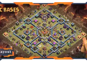 Top Hybrid Base TH15 - Anti 3 Stars Layouts for War & CWL #21071