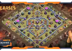 Top TH15 War Base Design: Anti Air, Electro Dragon Layout #21088