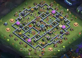 TH13 Trophy Base: Legend League Hybrid - Clash of Clans #21095