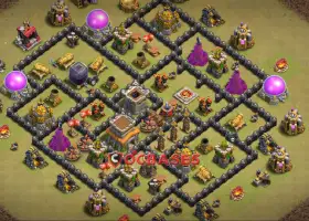 Best Town Hall 8 War Base - Clash of Clans Copy Link #21096