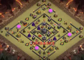 Top Town Hall 9 War Base | Clash of Clans Base Link #21106