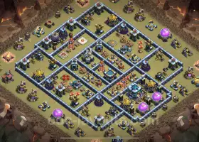 Best TH13 Anti 3 Stars Base - Clash of Clans Defense #21105