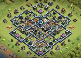 Best Anti 2 Stars TH13 Base - Clash of Clans Defense Guide #21112