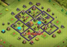 Top Town Hall 7 War Base: Copy Link, Anti-Ground, Hybrid #21114