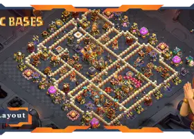 Top Base TH16 Layout for WarCWL | Anti 3 Stars - Clash of Clans #21118