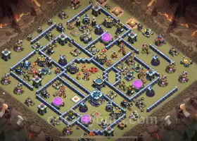 Best TH13 War Base Links - Hybrid Defense for CWL #21120