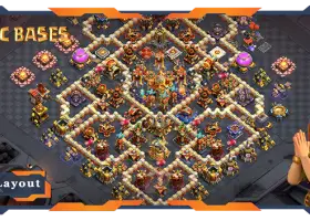 Top TH16 War Base Link: Anti 3 Stars Layout - Clash of Clans #21131