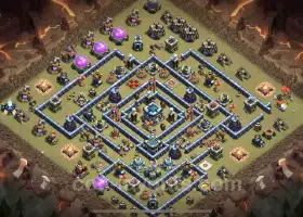 Best Anti 3 Stars War Base TH13 - Clash of Clans Copy #21134