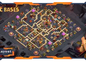 Top TH16 War Base - Anti Everything Layout | Clash of Clans #21155