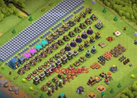 Clash of Clans Town Hall 12 Progress Base & Copy Link #21156