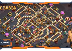 Top TH16 War Base Layout: Anti-Air & Anti-3 Stars Guide #21158