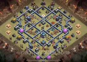 Best Anti 2 Stars War Base TH13 - Clash of Clans #21159