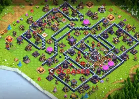 Top Town Hall 15 Trophy Base for Clash of Clans | Anti 3 Star #21166