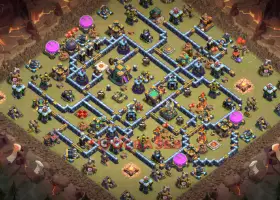 Top Town Hall 14 War Base - Anti-Air & CWL Strategies #21170