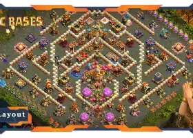 Top Anti 3 Star TH16 Base Layouts - Clash of Clans #21173