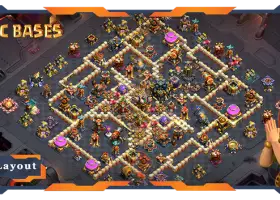 Top TH17 War Base Layout - Clash of Clans (Anti 2 Star) #21178