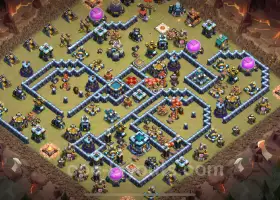 Top Max TH13 War Base Designs with Links - Clash of Clans #21187