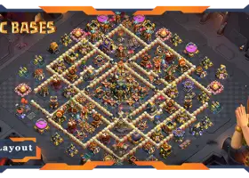 Top TH17 Base: Anti 2 Star Layout for WarCWL - Clash of Clans #21188