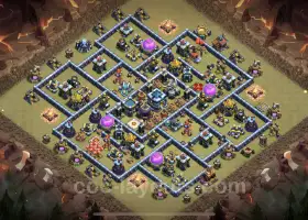 Top Anti 3 Stars TH13 Base for CWL - Clash of Clans #21197