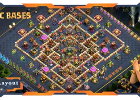 Top TH17 Base Layout - Anti 2 Star for Legend League | COC #21198