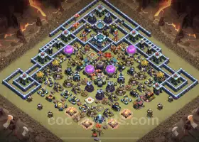 Best TH13 War Base Link - Anti Everything Defense #21199