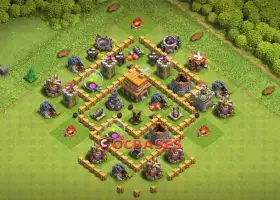 Town Hall 5 Hybrid Base: Anti-Stars & Farming Strategy #21203