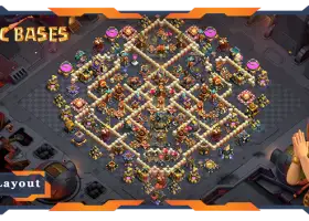 TOP War Base TH17: Anti Air Electro Dragon Layout | Clash of Clans #21215