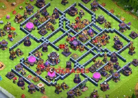 Best Town Hall 15 Trophy Base for CWL & Clan Wars #21220